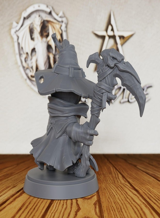 AUSPDICE TTRPG Minis for Fantasy Role Playing & Tabletop RPG Game - 28mm Scale Miniature Figure for Dungeon Masters & Miniature Game, Humanoid RPG Accessory - Pumpkin Demon (AS239) - Image 3
